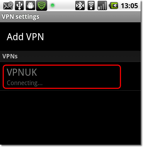 Setting up a VPN on Android - Part 16 - Connecting