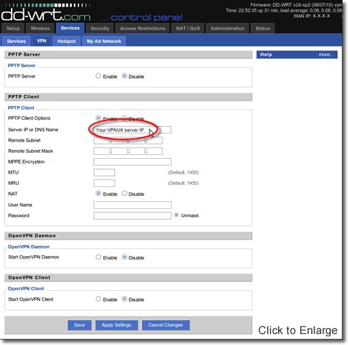 DD-WRT VPN Setup - Part 5 - IP Address
