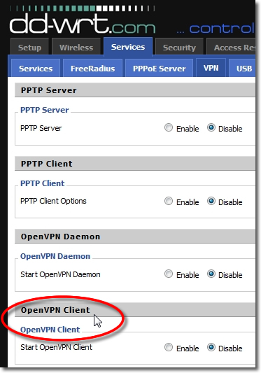 DD-WRT VPN Setup - Part 4 - Enable DHCP