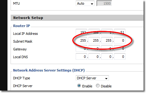 DD-WRT VPN Setup - Part 10 - Subnet Mask