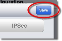 Setup Apple iPad VPN
