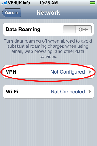 Setup iPhone and iPod VPN - VPN