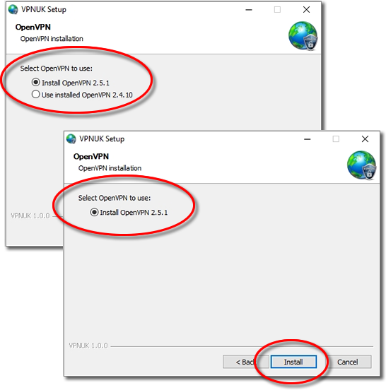 OpenVPN Version – Setup VPNUK