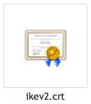 Select the ikev2.crt certificate file