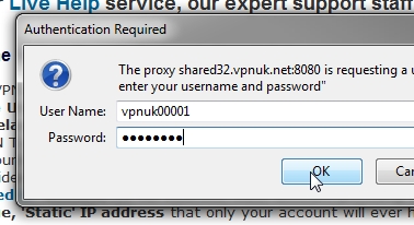 VPNUK Proxy setup part 5