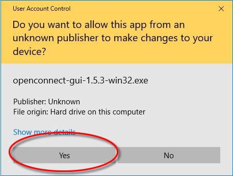 openconnect gui vpn client windows 10 01 1