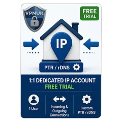1:1 Dedicated IP Account with One Month Free Trial